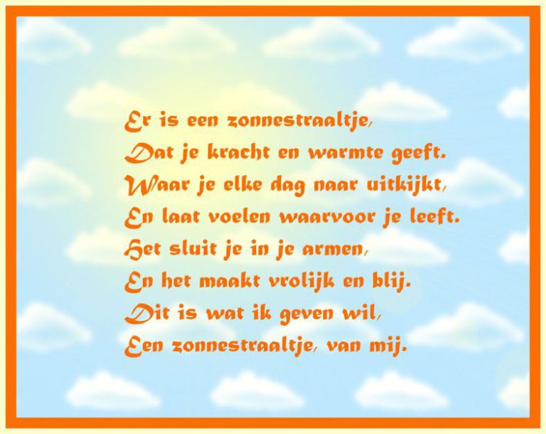 Een Zonnestraaltje